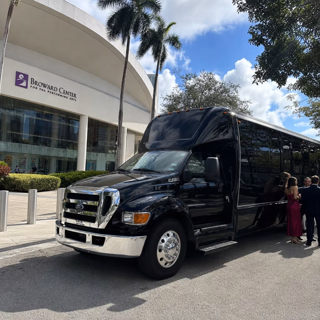 Rent a Bus to Broward Center for the Performing Arts