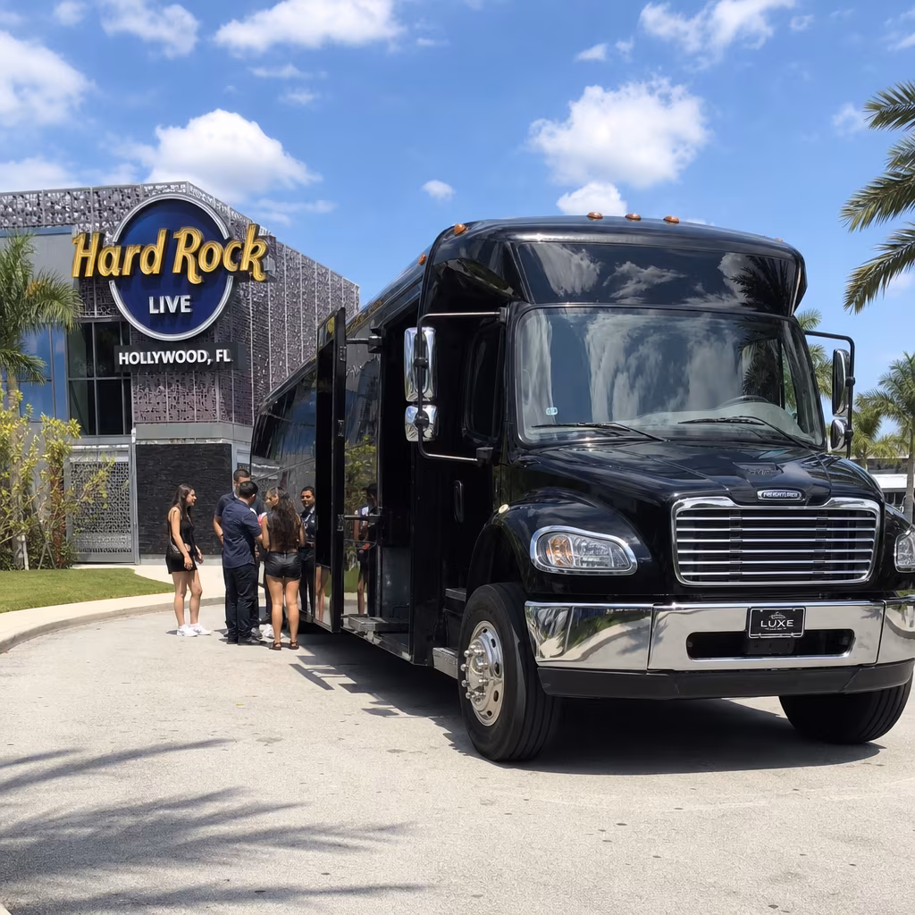 Rent a Bus to Hard Rock Live Hollywood