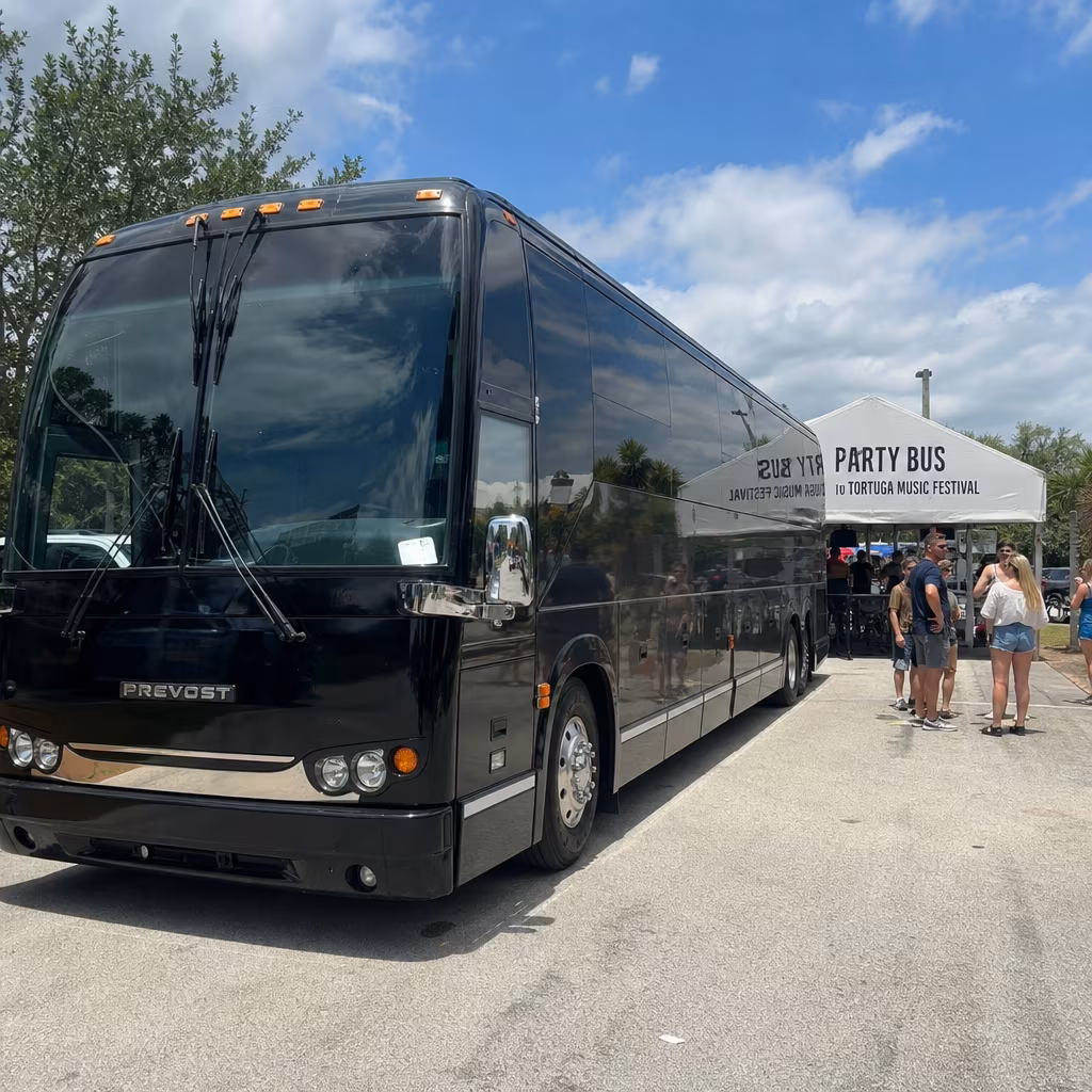 Party Bus to Tortuga Music Festival