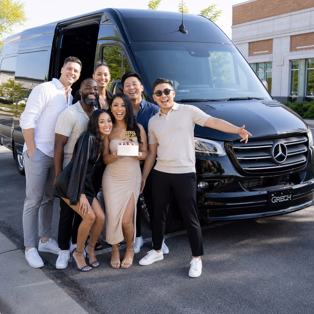 Birthday party bus
