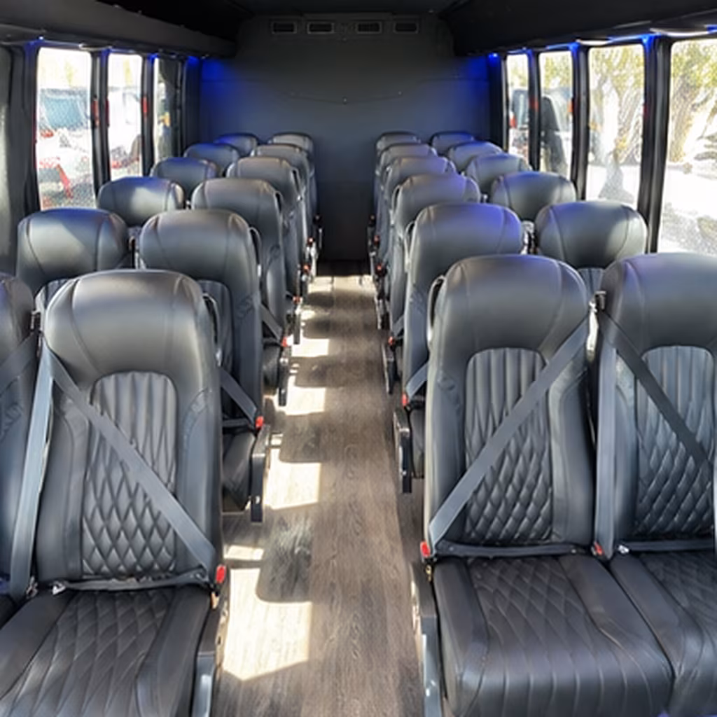 Parkland Airport Shuttle & Transportation onboard seating