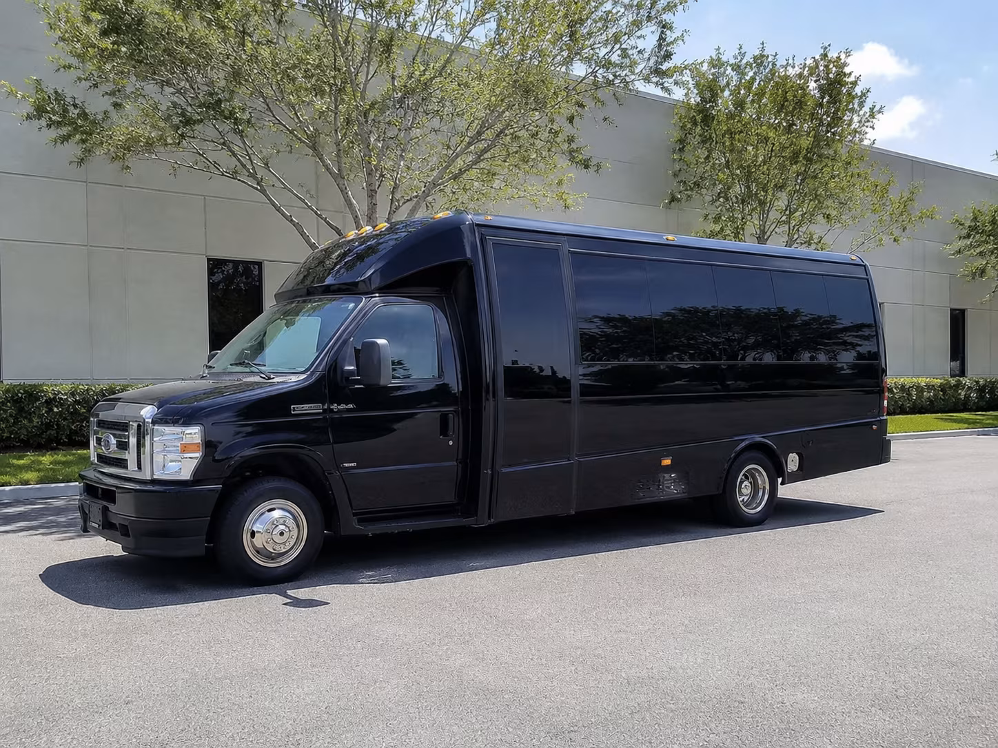 Parkland Airport Shuttle & Transportation party bus interior