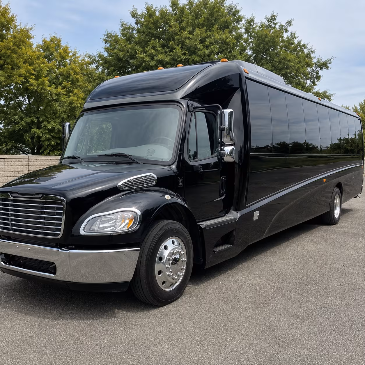 Parkland Airport Shuttle & Transportation party bus exterior
