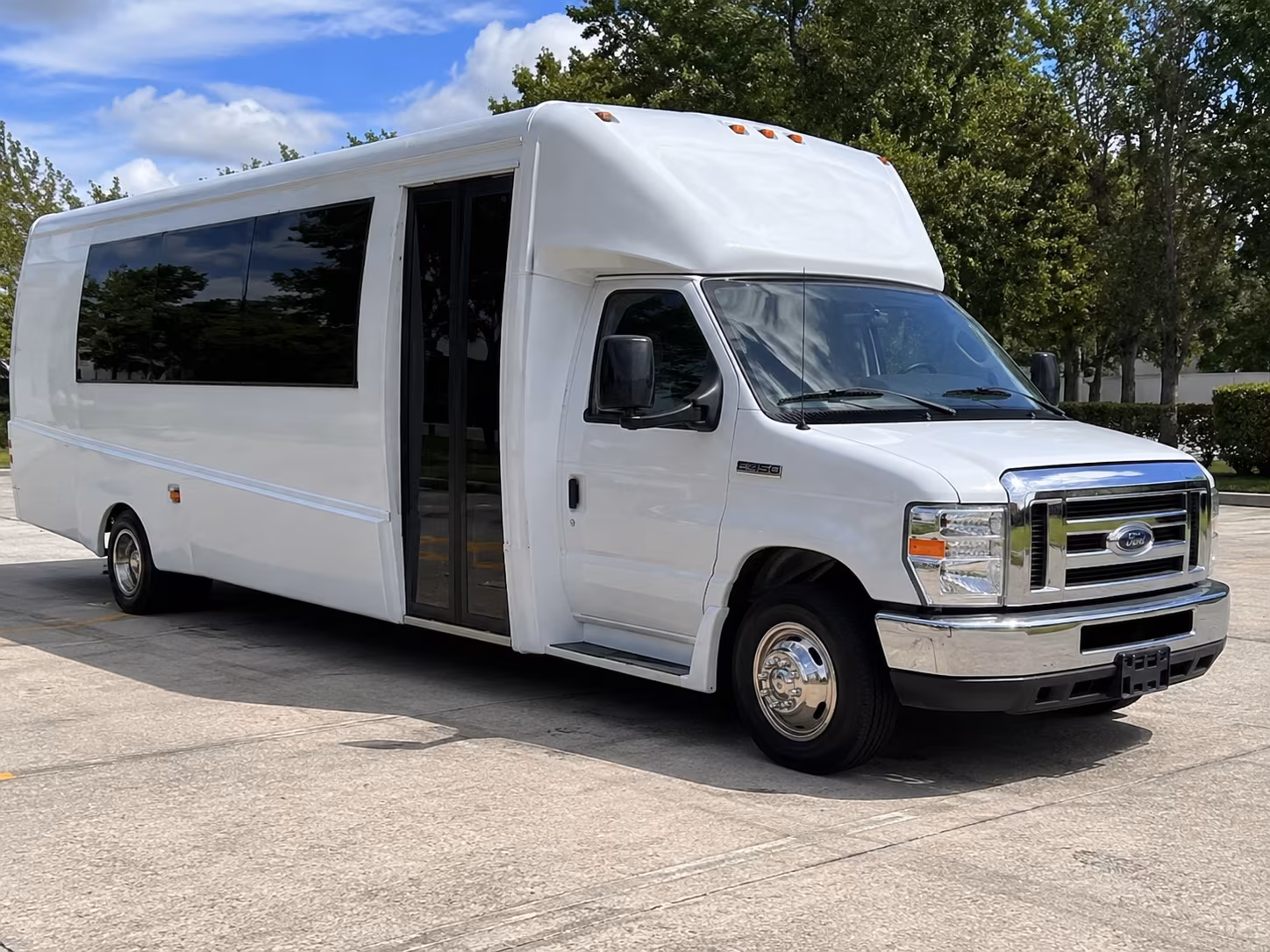 Parkland Bachelor & Bachelorette Transportation party bus exterior