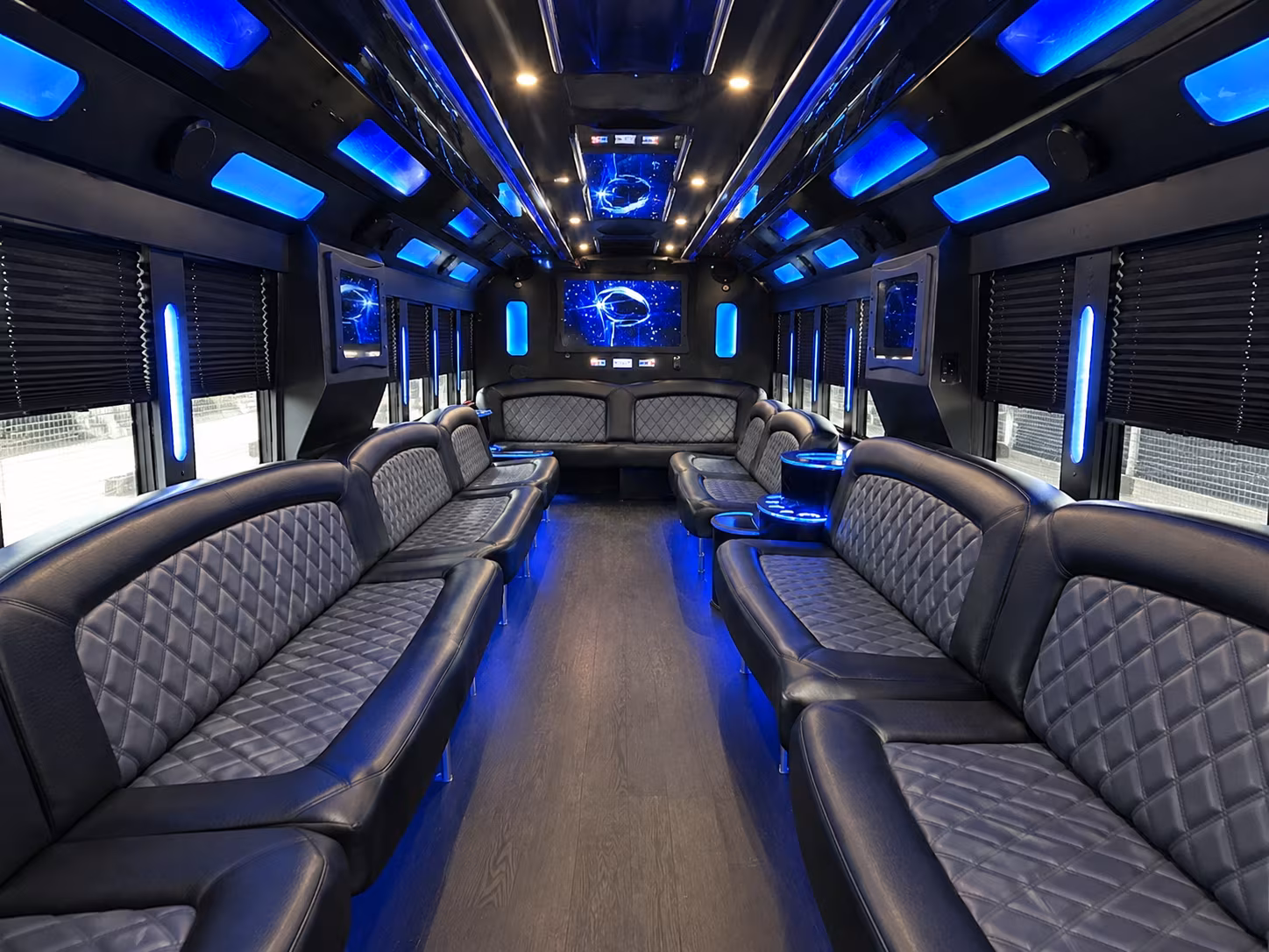 Parkland Birthday, Sweet 16, & Quinceañera Transportation party bus exterior