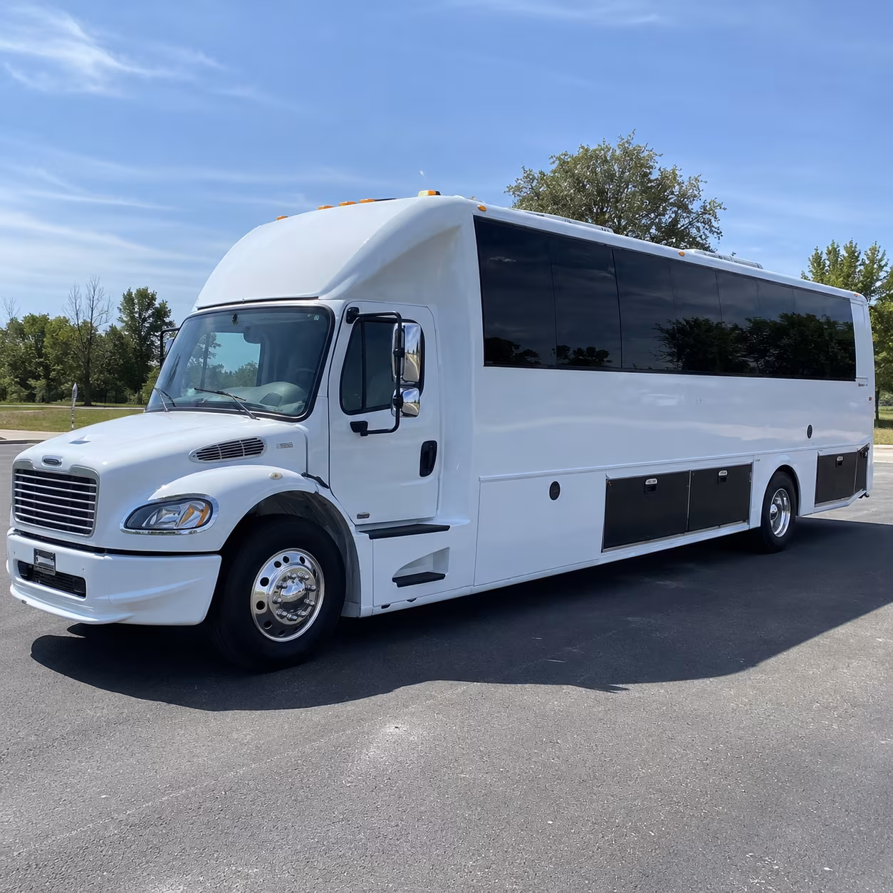 Parkland Birthday, Sweet 16, & Quinceañera Transportation party bus exterior