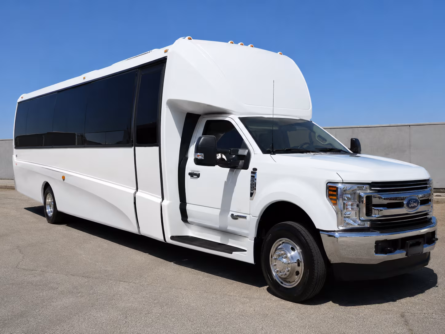Parkland Corporate Transportation party bus exterior