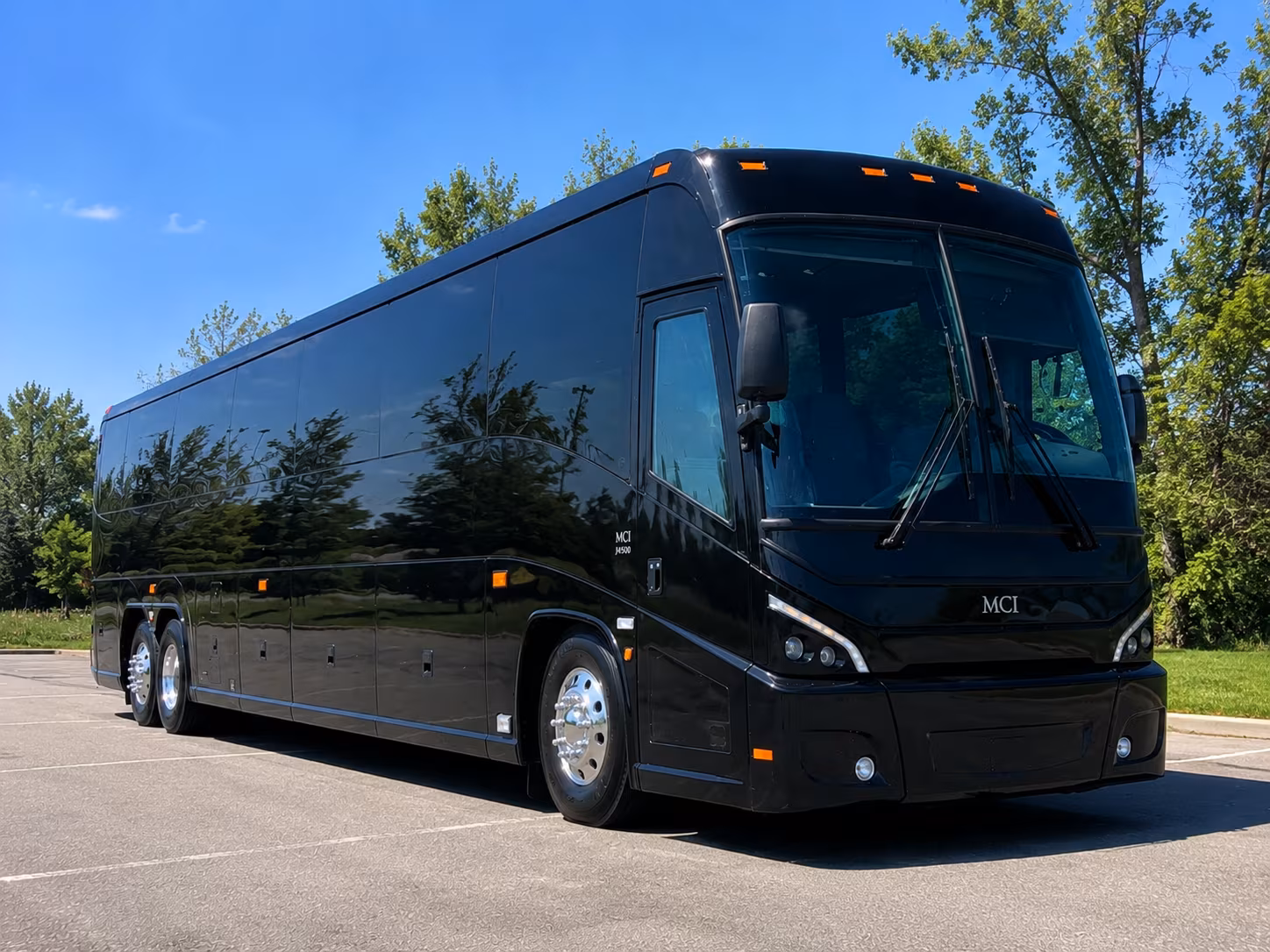Parkland Corporate Transportation party bus exterior