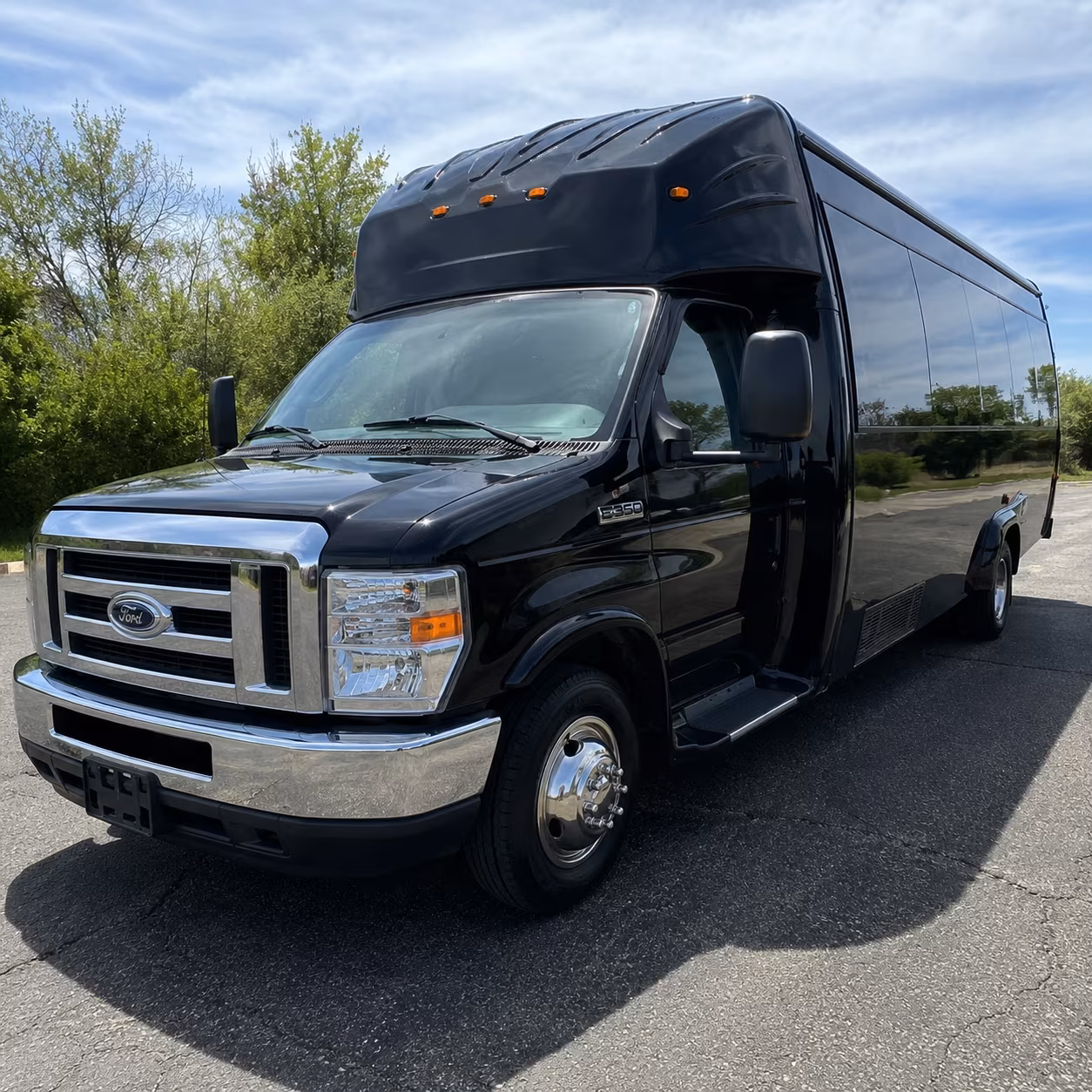 Parkland Private Event Transportation party bus exterior