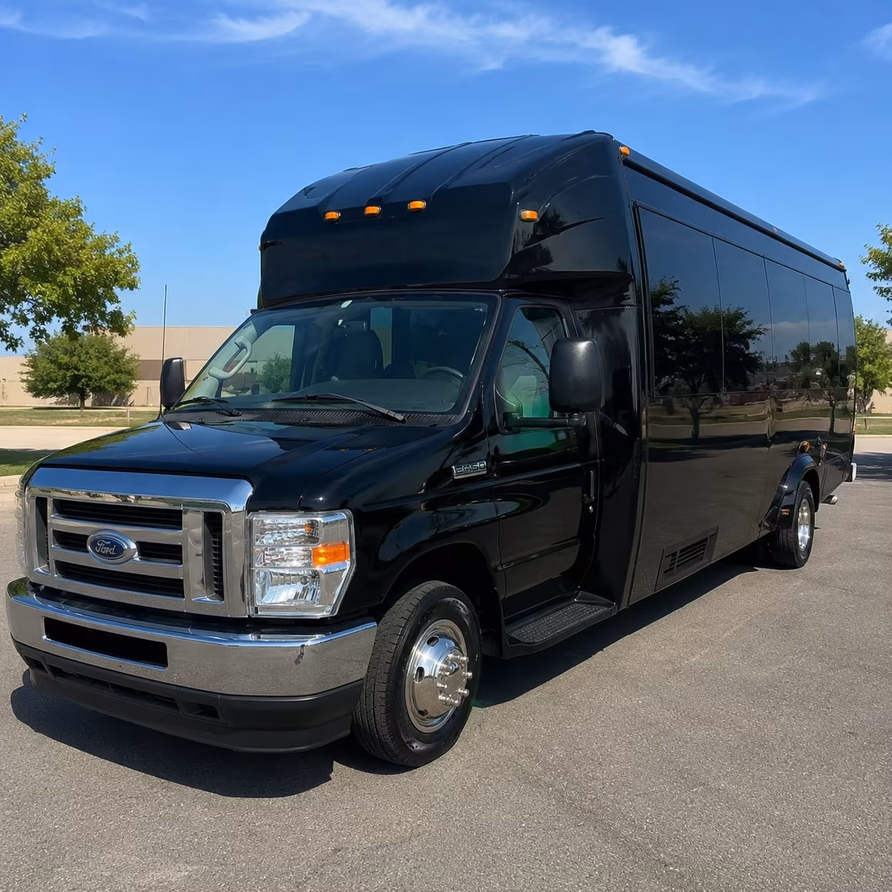 Parkland Private Event Transportation party bus exterior