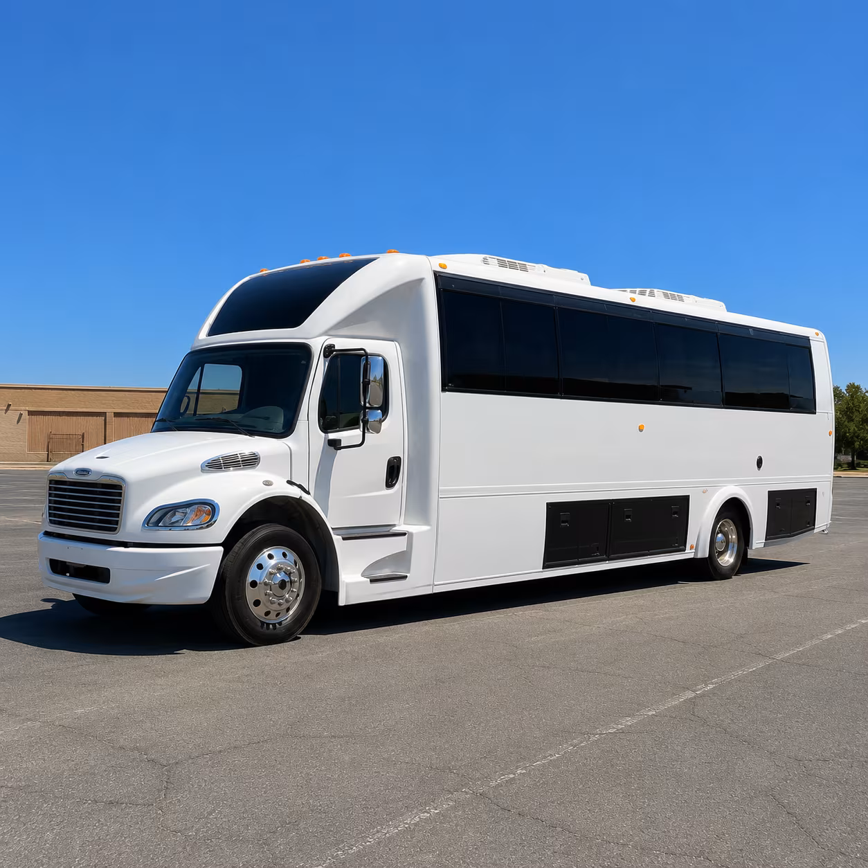 Parkland Private Event Transportation party bus exterior
