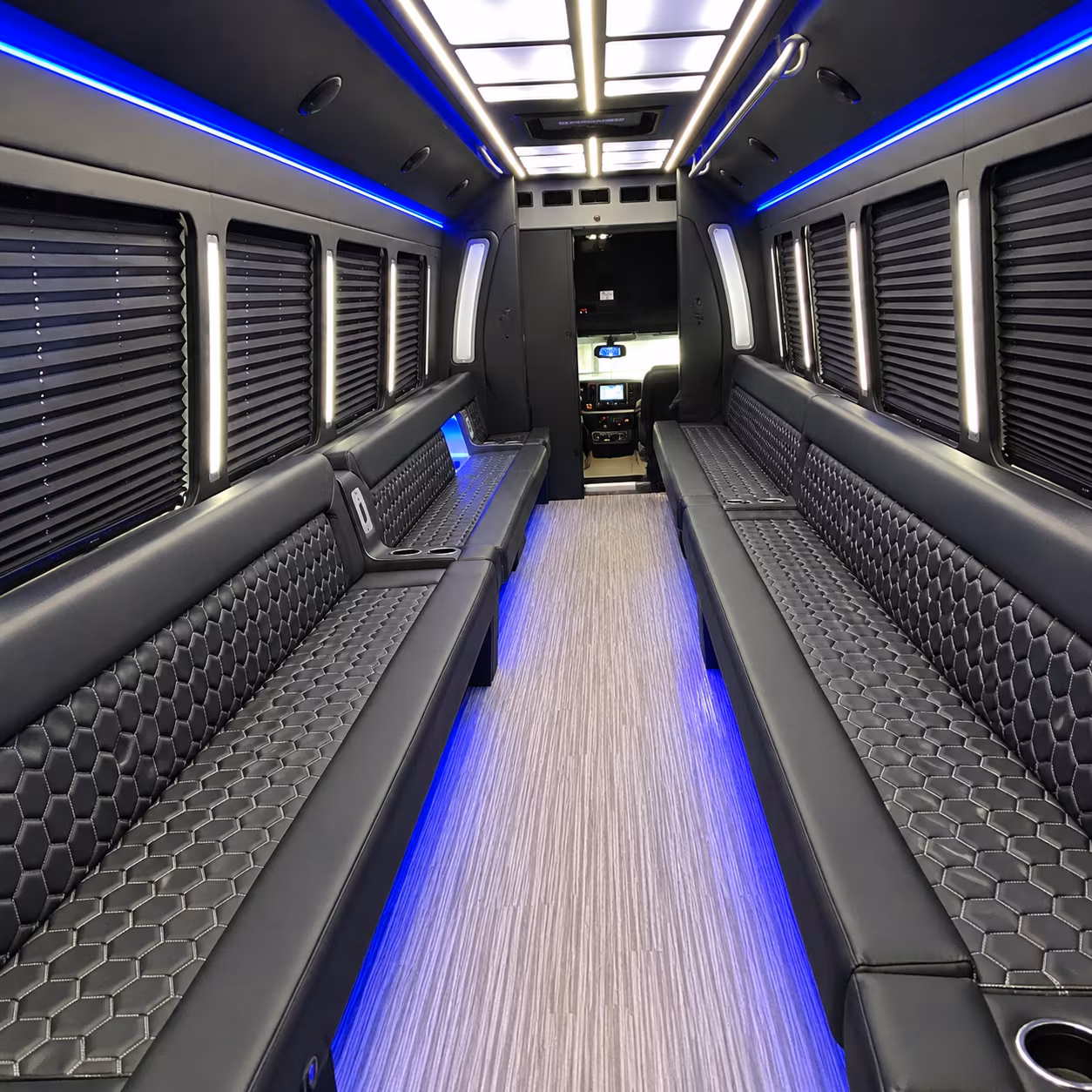 Parkland Private Event Transportation onboard seating