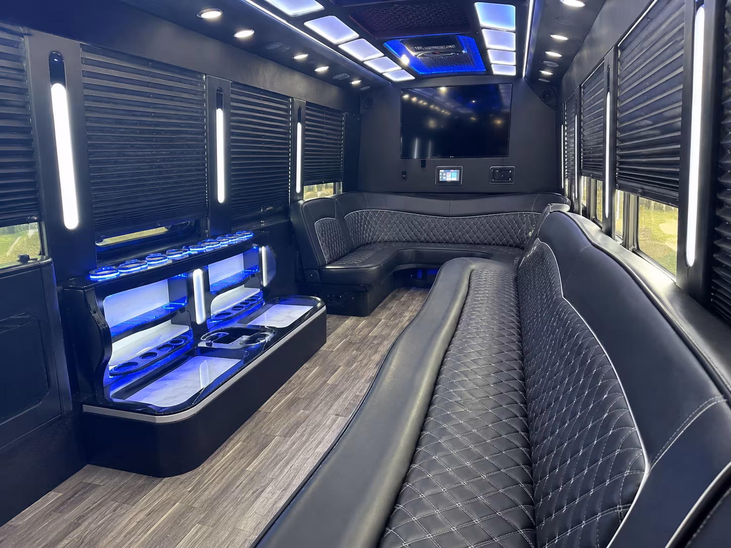 Parkland Prom & Homecoming Transportation party bus exterior