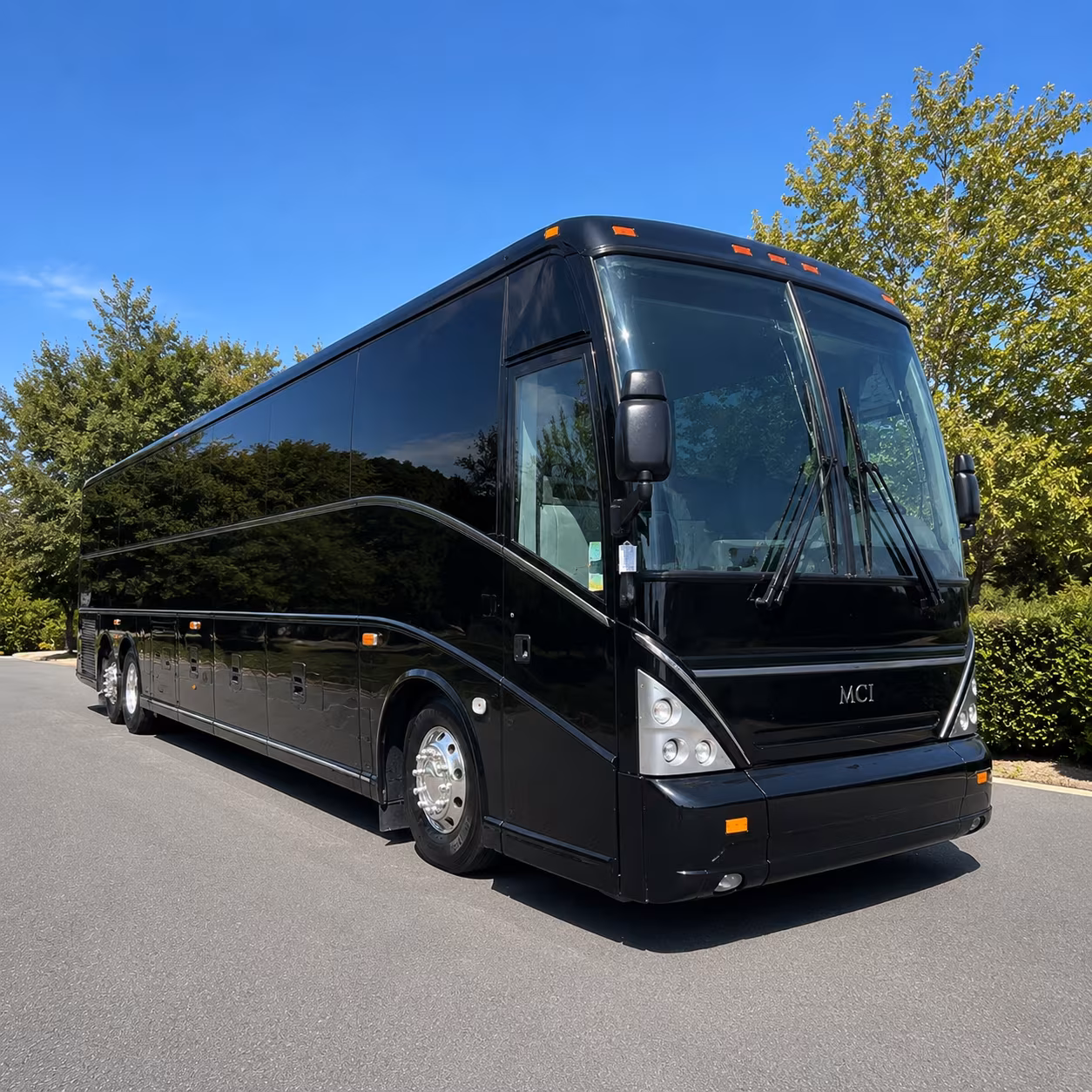 Parkland School Event Transportation party bus exterior