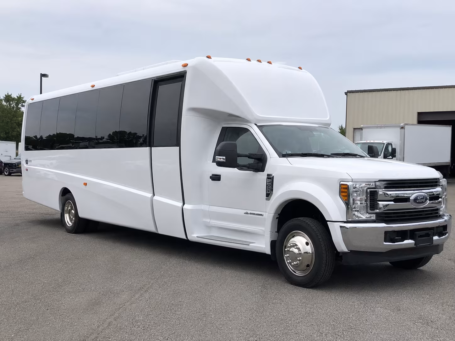 Parkland School Event Transportation party bus exterior