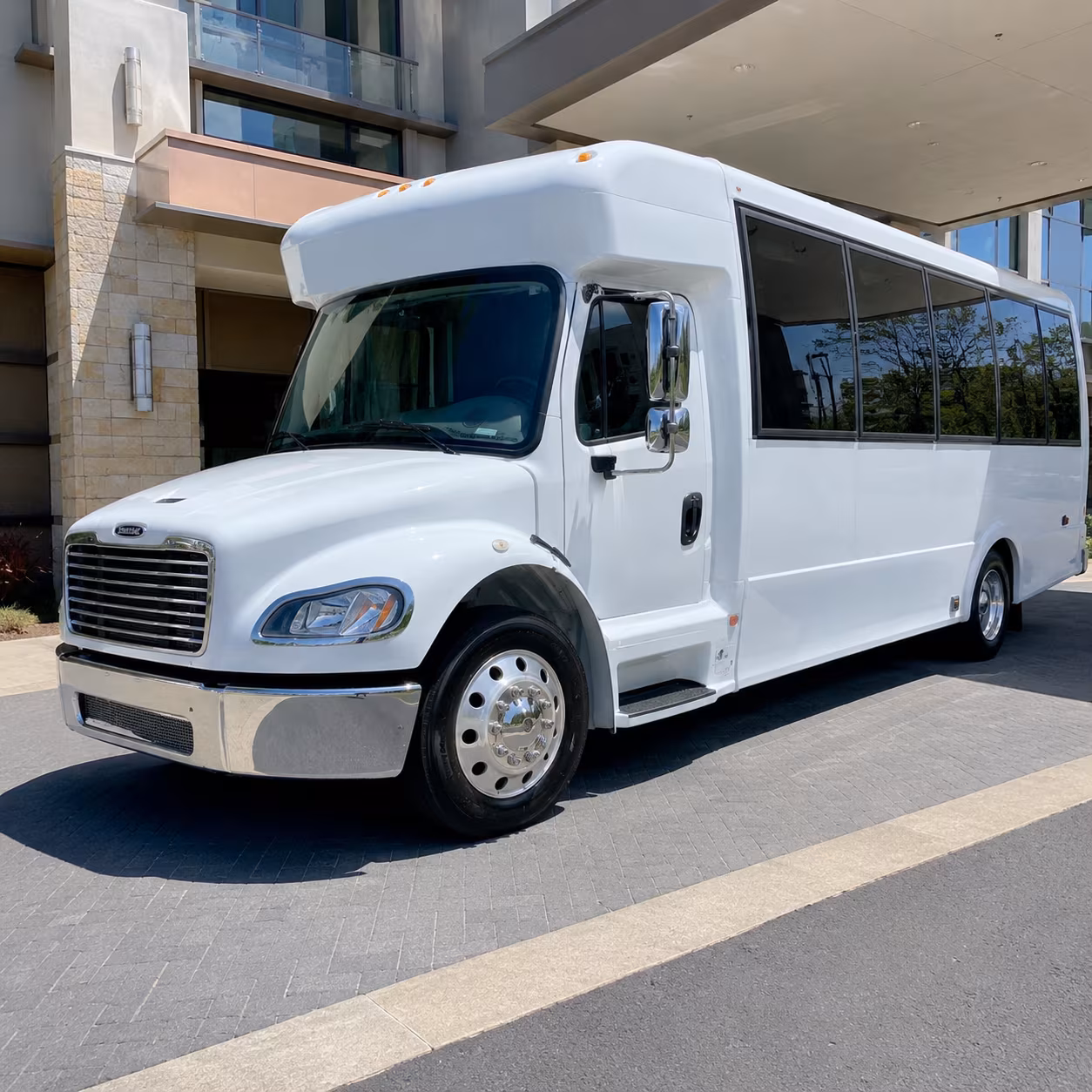 Parkland School Event Transportation party bus exterior