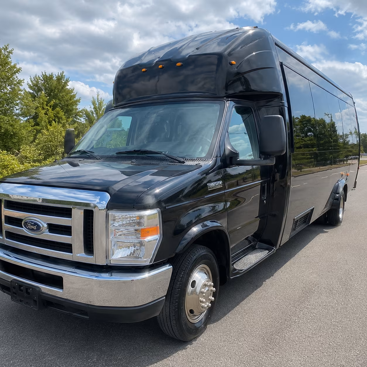 Parkland Sporting Event Transportation party bus exterior