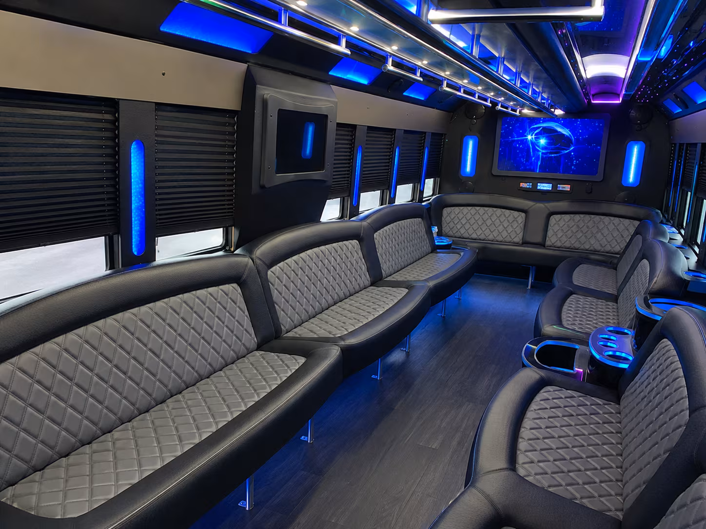 Parkland Sporting Event Transportation onboard seating