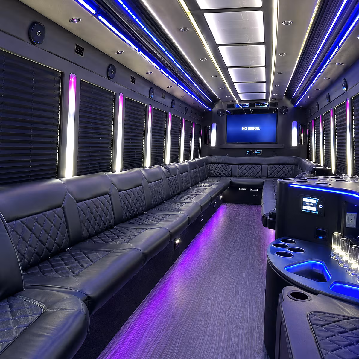 Parkland Winery Tour & Pub Crawl Transportation onboard seating
