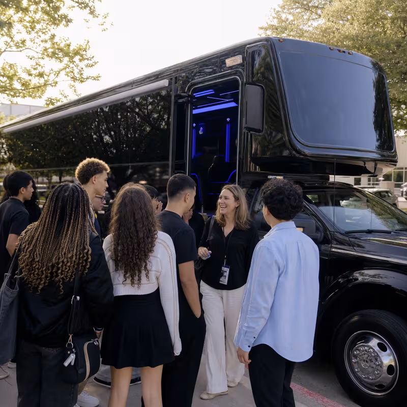 Parkland School Transportation fleet vehicle